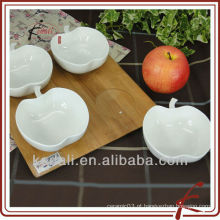 China Fábrica de cerâmica branca porcelana Snack Dish Plant Dinner Set